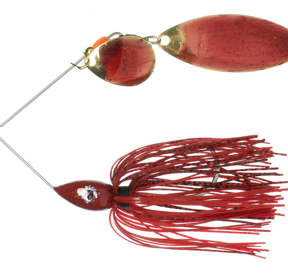 Pulsator Metal Flake Spinnerbait Colorado/Willow