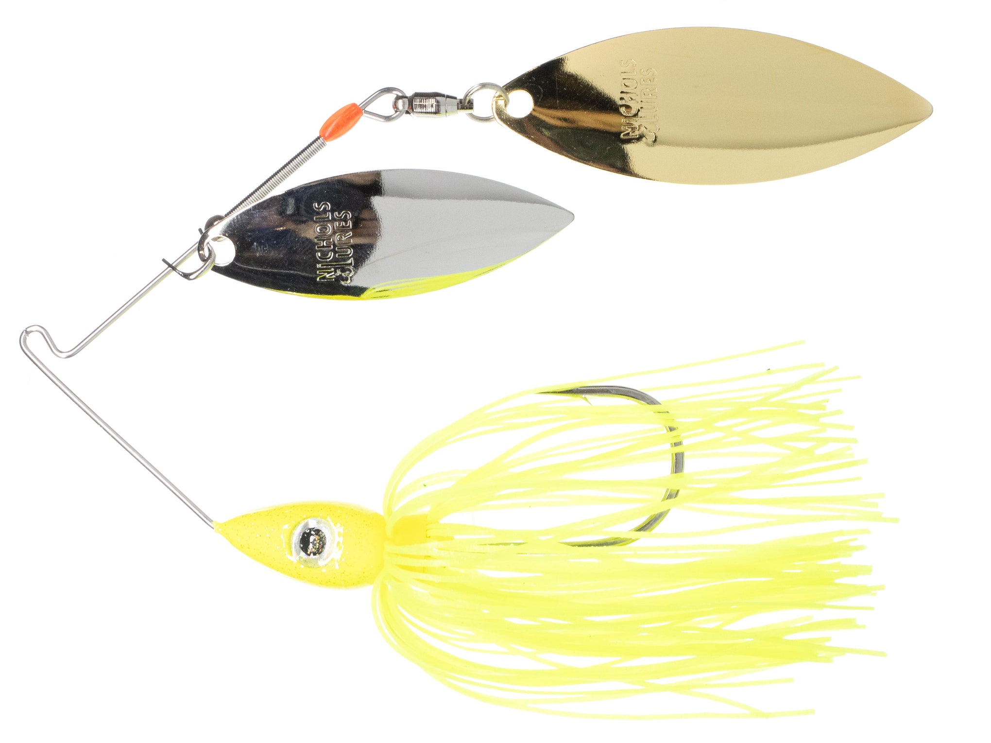 Nichols Lures Pulsator Electrum Spinnerbait – Bass Spinnerbait Fishing for Grass and Shallow Cover – The Fishing Factory