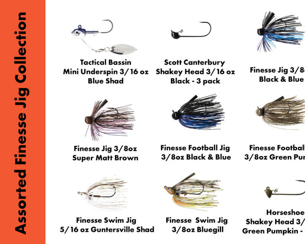 Assorted Finesse Jig Collection