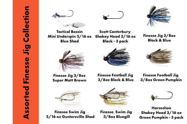 Assorted Finesse Jig Collection – The Fishing Factory Assorted Finesse Jig Collection – The Fishing Factory
