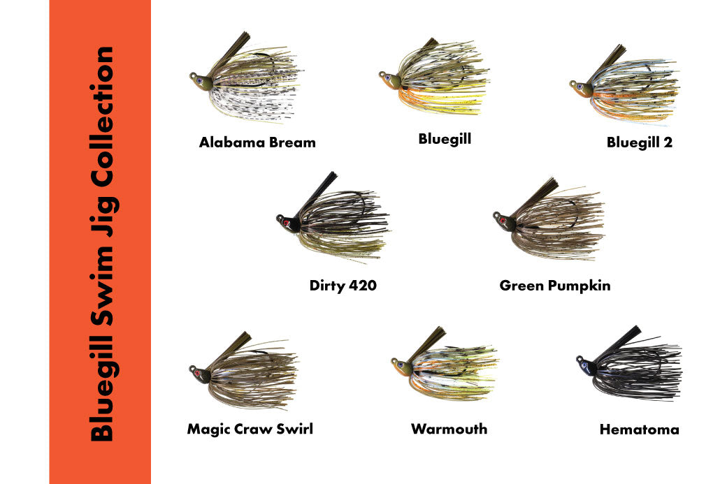 best lure for ice fishing bluegill Bluegill Swim Jig Collection – The Fishing Factory