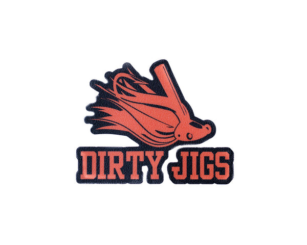 Dirty Jigs Tackle 8" Boat Carpet Decal