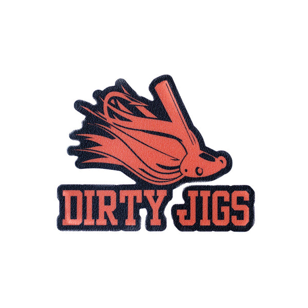 Dirty Jigs Tackle 8" Boat Carpet Decal