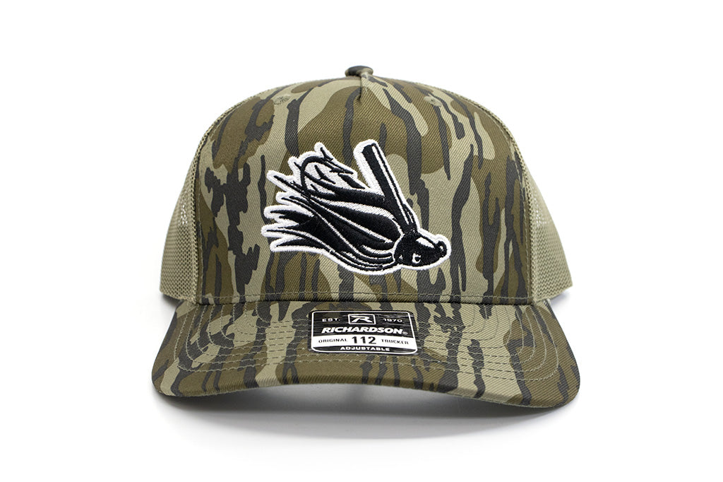 Dirty Jigs Tackle Camo Hat with Jig
