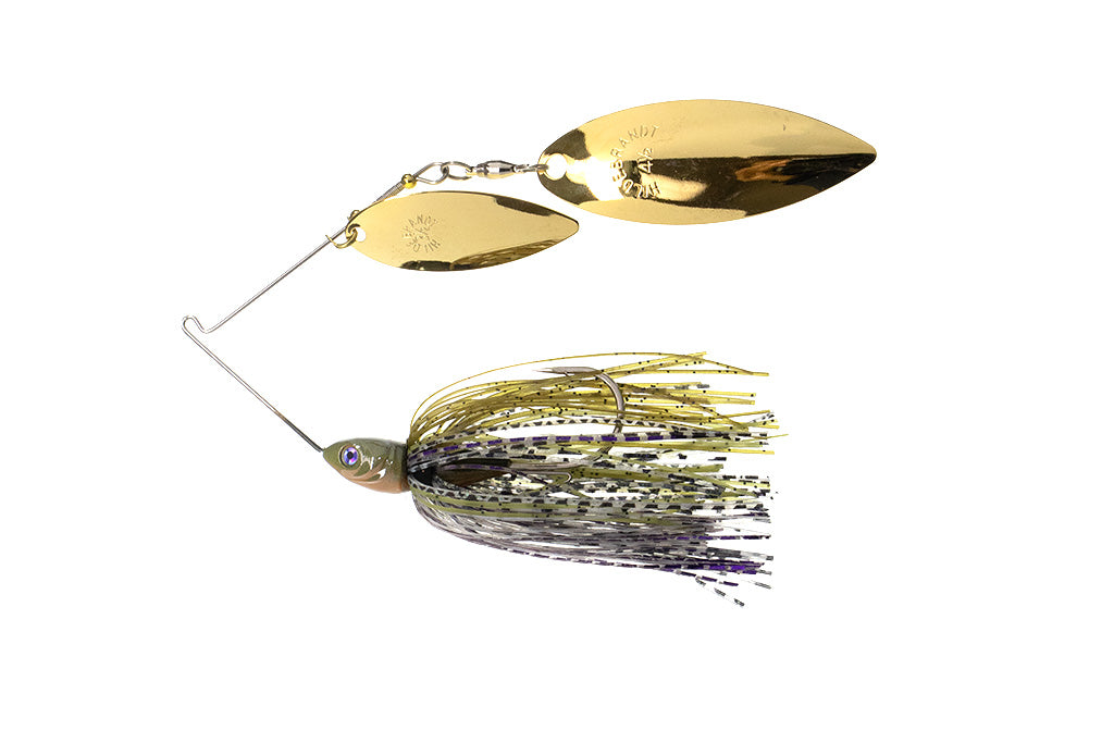 best spinner bait fishing lures Dirty Jigs Compact Spinnerbait – Flash & Vibration for Bass