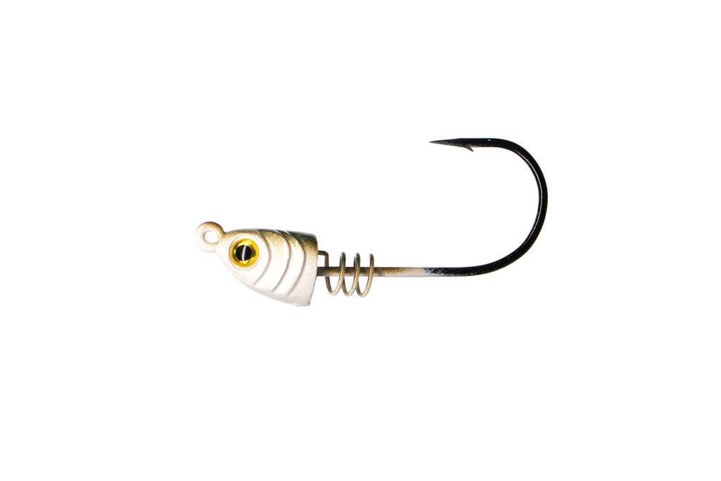 custom fishing hooks Tactical Screwed Up Swimbait Head – VMC Hook, Custom Bass Rig – The Fishing Factory